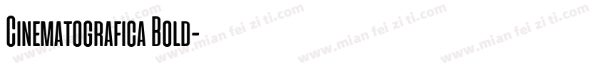 Cinematografica Bold字体转换